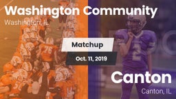 Matchup: Washington vs. Canton  2019
