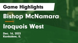 Bishop McNamara  vs Iroquois West Game Highlights - Dec. 16, 2023