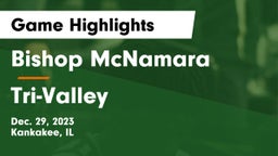 Bishop McNamara  vs Tri-Valley  Game Highlights - Dec. 29, 2023