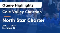 Cole Valley Christian  vs North Star Charter Game Highlights - Jan. 17, 2023