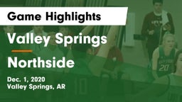 Valley Springs  vs Northside  Game Highlights - Dec. 1, 2020