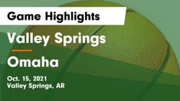 Valley Springs  vs Omaha  Game Highlights - Oct. 15, 2021
