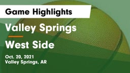 Valley Springs  vs West Side  Game Highlights - Oct. 20, 2021