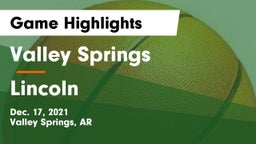 Valley Springs  vs Lincoln  Game Highlights - Dec. 17, 2021