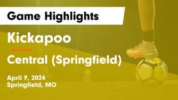 Kickapoo  vs Central  (Springfield) Game Highlights - April 9, 2024