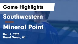 Southwestern  vs Mineral Point  Game Highlights - Dec. 7, 2023
