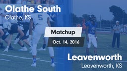 Matchup: Olathe South High vs. Leavenworth  2016