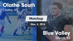 Matchup: Olathe South High vs. Blue Valley  2016