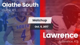 Matchup: Olathe South High vs. Lawrence  2017