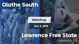 Matchup: Olathe South High vs. Lawrence Free State  2018