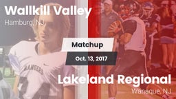 Matchup: Wallkill Valley vs. Lakeland Regional  2017