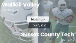 Matchup: Wallkill Valley vs. Sussex County Tech  2020