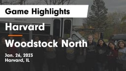 Harvard  vs Woodstock North  Game Highlights - Jan. 26, 2023