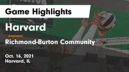 Harvard  vs Richmond-Burton Community  Game Highlights - Oct. 16, 2021