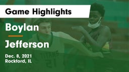 Boylan  vs Jefferson  Game Highlights - Dec. 8, 2021