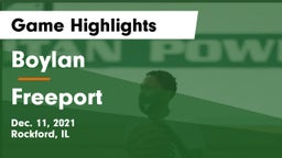 Boylan  vs Freeport  Game Highlights - Dec. 11, 2021