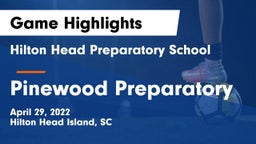 Hilton Head Preparatory School vs Pinewood Preparatory Game Highlights - April 29, 2022