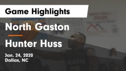 North Gaston  vs Hunter Huss  Game Highlights - Jan. 24, 2020
