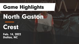 North Gaston  vs Crest Game Highlights - Feb. 14, 2022