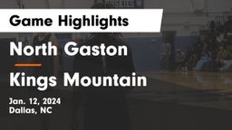 North Gaston  vs Kings Mountain  Game Highlights - Jan. 12, 2024