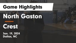 North Gaston  vs Crest  Game Highlights - Jan. 19, 2024