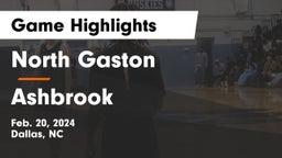North Gaston  vs Ashbrook  Game Highlights - Feb. 20, 2024