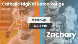 Matchup: Catholic High of vs. Zachary  2017