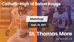 Matchup: Catholic High of vs. St. Thomas More  2017