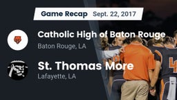 Recap: Catholic High of Baton Rouge vs. St. Thomas More  2017