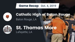 Recap: Catholic High of Baton Rouge vs. St. Thomas More  2019