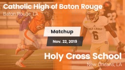 Matchup: Catholic High of vs. Holy Cross School 2019