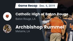 Recap: Catholic High of Baton Rouge vs. Archbishop Rummel  2019