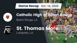 Recap: Catholic High of Baton Rouge vs. St. Thomas More  2020