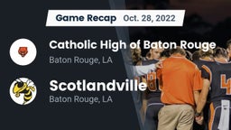 Recap: Catholic High of Baton Rouge vs. Scotlandville  2022