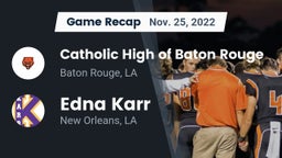 Recap: Catholic High of Baton Rouge vs. Edna Karr  2022