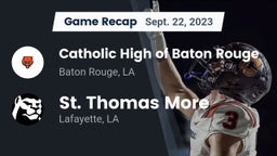 Recap: Catholic High of Baton Rouge vs. St. Thomas More  2023