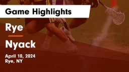 Rye  vs Nyack  Game Highlights - April 10, 2024