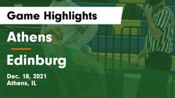 Athens  vs Edinburg Game Highlights - Dec. 18, 2021