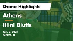Athens  vs Illini Bluffs  Game Highlights - Jan. 8, 2022