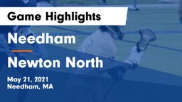 Needham  vs Newton North  Game Highlights - May 21, 2021