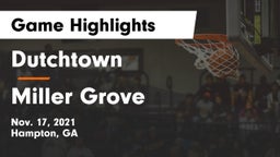 Dutchtown  vs Miller Grove  Game Highlights - Nov. 17, 2021