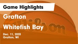 Grafton  vs Whitefish Bay  Game Highlights - Dec. 11, 2020