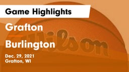 Grafton  vs Burlington  Game Highlights - Dec. 29, 2021