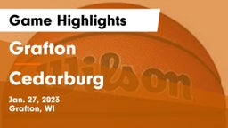 Grafton  vs Cedarburg  Game Highlights - Jan. 27, 2023