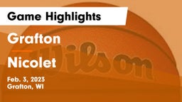Grafton  vs Nicolet  Game Highlights - Feb. 3, 2023