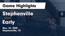 Stephenville  vs Early  Game Highlights - Nov. 24, 2020