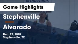 Stephenville  vs Alvarado  Game Highlights - Dec. 29, 2020
