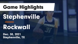 Stephenville  vs Rockwall  Game Highlights - Dec. 30, 2021