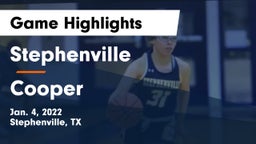 Stephenville  vs Cooper  Game Highlights - Jan. 4, 2022