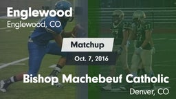 Matchup: Englewood High vs. Bishop Machebeuf Catholic  2016